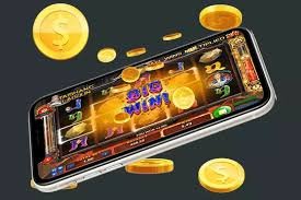 အရောင်စုံ Slot Machine Reels လှည့်နေသည့် Online Slots ဂိမ်းမြင်ကွင်း